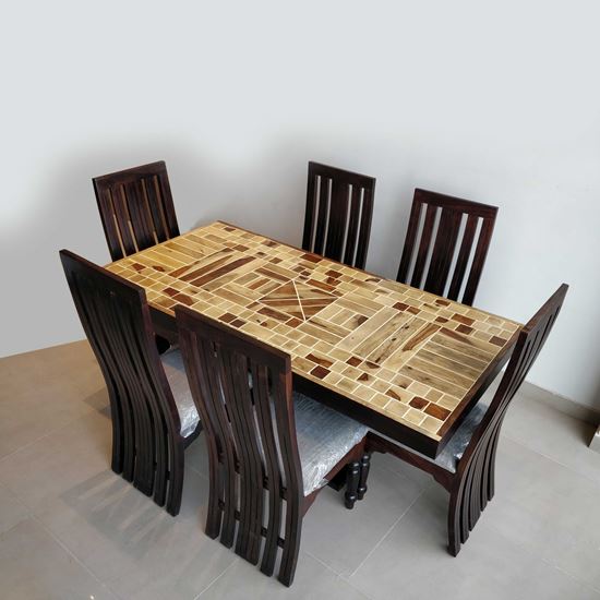 Epoxy Dining Set - The Home Dekor