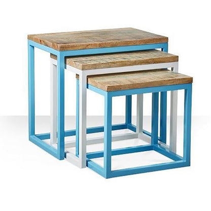 Boisdale Nesting Table Set 3 Pcs - The Home Dekor