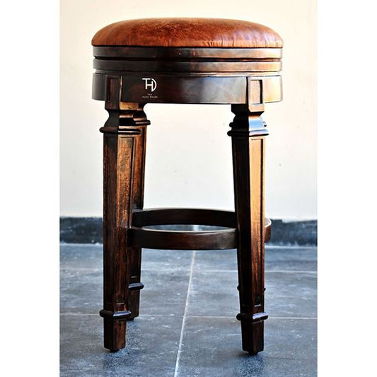 Baltoro Round Bar Stool - The Home Dekor