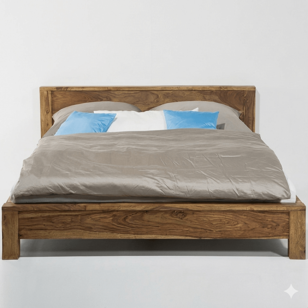 Plain simple king size bed without storage