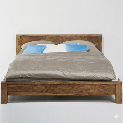Plain simple king size bed without storage