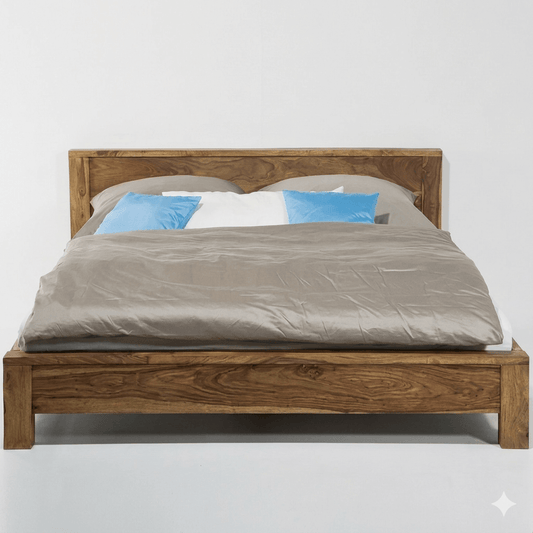 Plain simple king size bed without storage