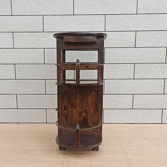 Logan Bar Cabinet Walnut - The Home Dekor