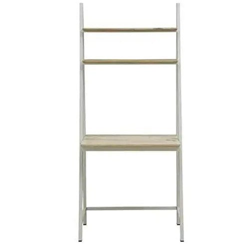 Mango Wood Ladder Study Table White.