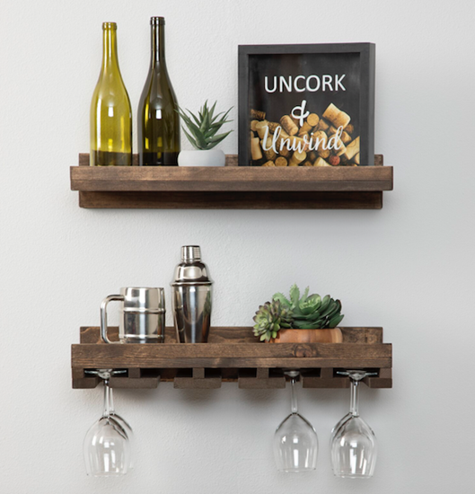 Rustic Wall Mount Bar - The Home Dekor