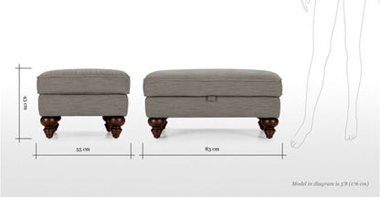 Della Storage Footstool