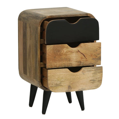 Braithwaite Bedside Table Black