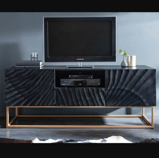 Wave tv cabinet black