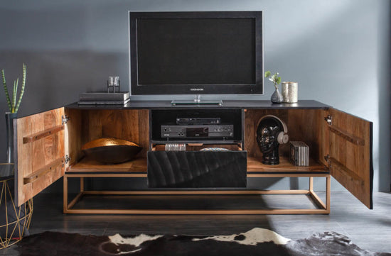 Wave tv cabinet black