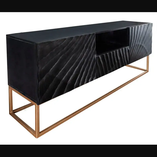 Wave tv cabinet black