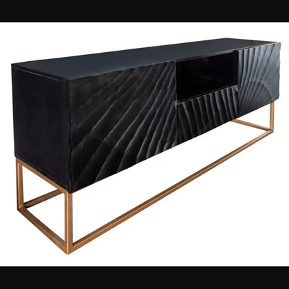 Wave tv cabinet black