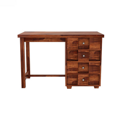Solid Sheesham Wood Four Drawer Mars Desk
