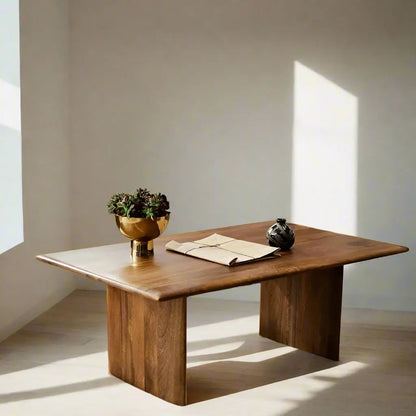 Solid wood Rectangular shaped Modern Center Table.  