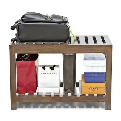 wooden Luggage rack