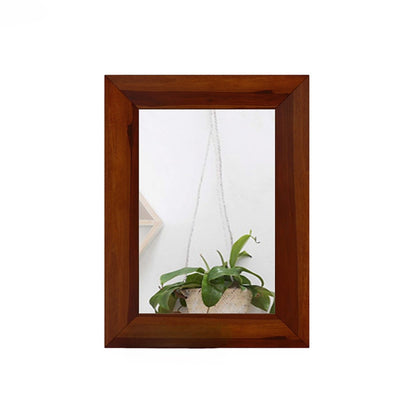 Solid Sheesham Wood Rectangle Shaped Neptune Mirror. 