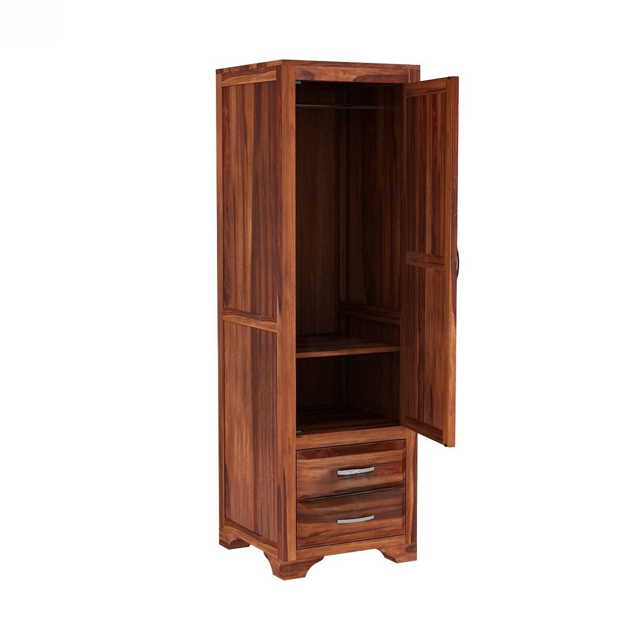 Wooden One Door and Two Drawer Neptune Wardrobe. 