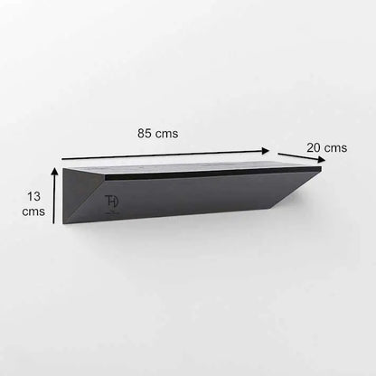 Black Triangle Design Trio Wall Rack made in Mdf.