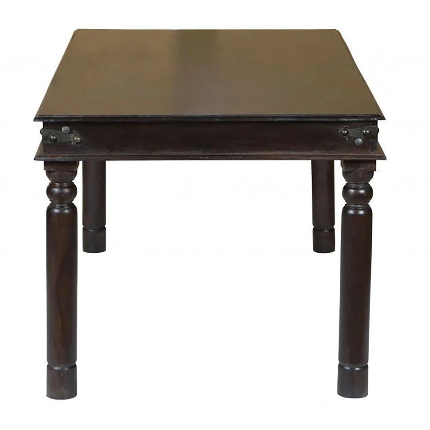 Solid Sheesham Wood Rectangle Shape Vintage Long Dining Table. 