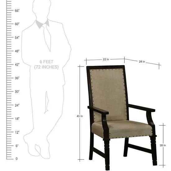 Wooden Amira Study Chair. 