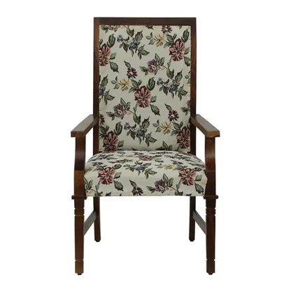 Wooden Amira Chair With Handrest. 