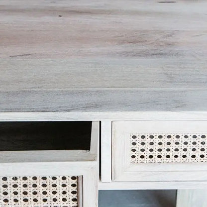 Mango Wood Three Drawer Atlanta Desk.