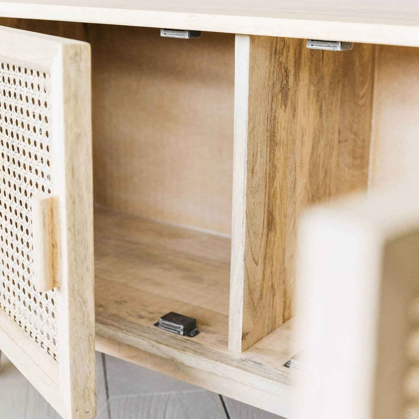 Two door One drawer and One shelf Tv cabinet by The Home Dekor.  