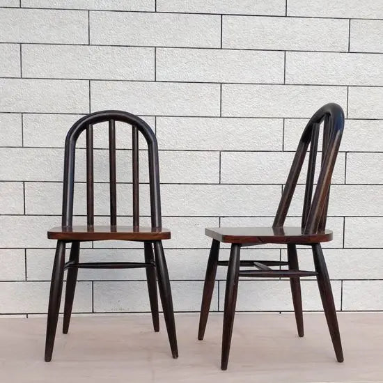 Solid Sheesham Wood Aur Dining Chair. 