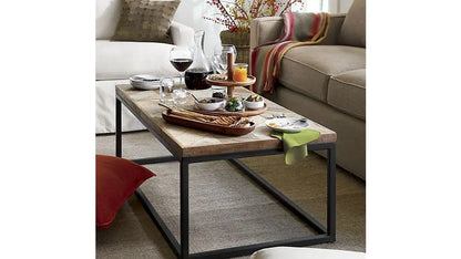Wooden and Metal frame Bistrona coffee table for living room. 