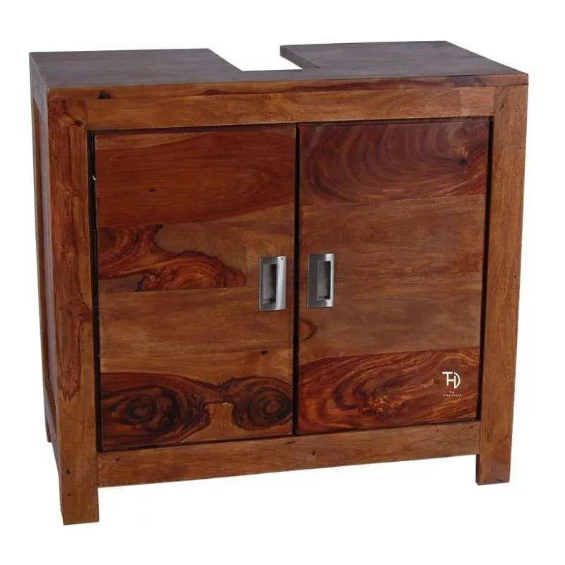 Solid wood Two doors bt washbasin cabinet. 