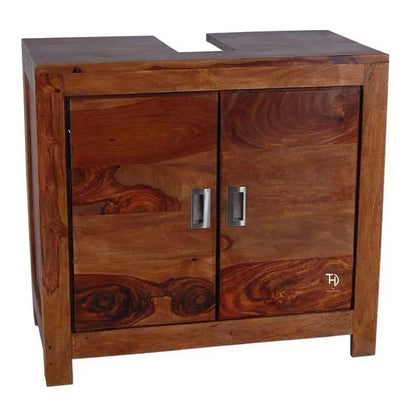 Solid wood Two doors bt washbasin cabinet. 