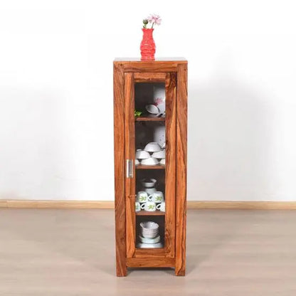 Solid Sheesham Wod One Door Almi Cabinet. 