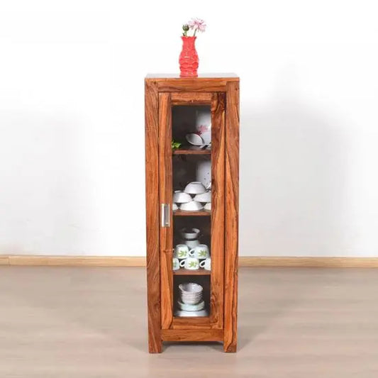 Solid Sheesham Wod One Door Almi Cabinet. 
