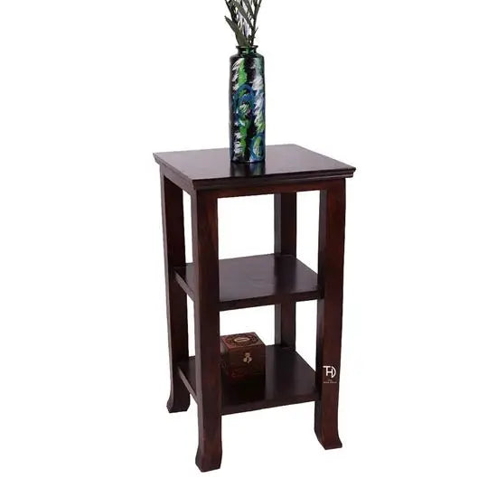 Solid Wood Two Shelf Caledonia Telephone Stand.  
