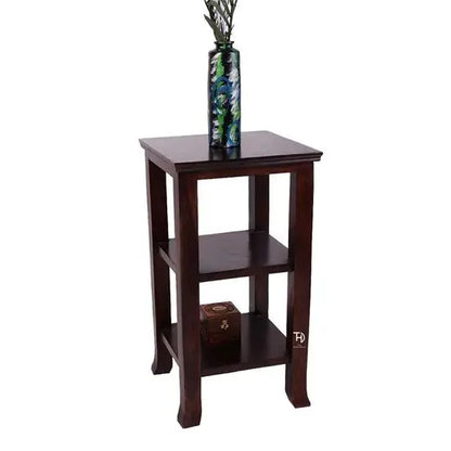 Solid Wood Two Shelf Caledonia Telephone Stand.  