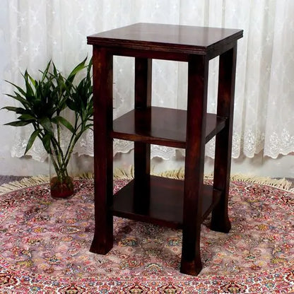 Two Shelf Caledonia Telephone Stand Made in Solid Sheesham Wood. 