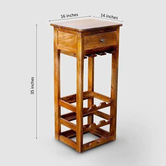 Solid Sheesham Wood Chota Bar Cabinet.