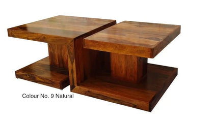 Solid sheesham wood Z shaped Coffiyano coffee table. 
