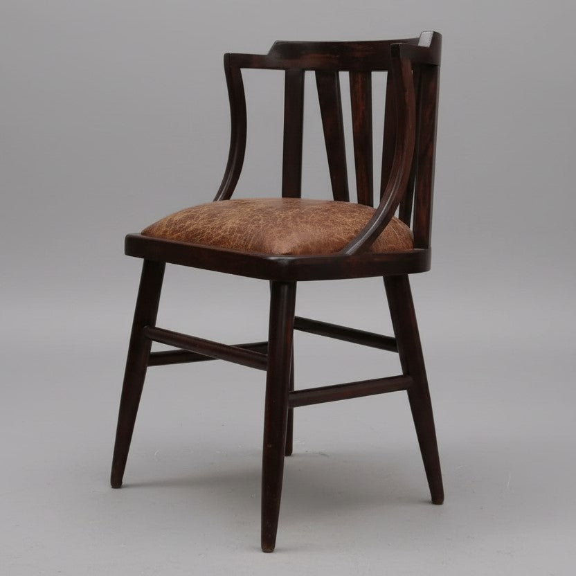 Wooden Curvy Chair Used in Dining Room or Study Room Also. 