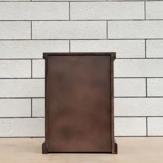 Solid Wood One Door One Drawer  Diamond Bedside.