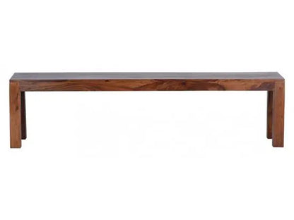 Two seater wooden bench for dining table.