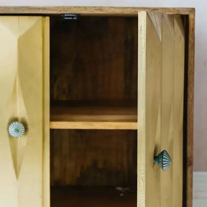 The cabinet is a must-have for living rooms, dining rooms, and even in the entrance lobby area.