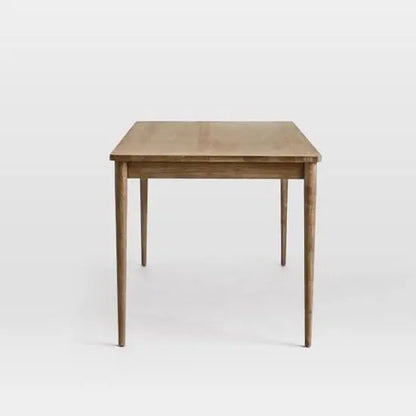 Mango Wood Rectangle Shape Koel Dining Table With Same Design Bench turned legs. 