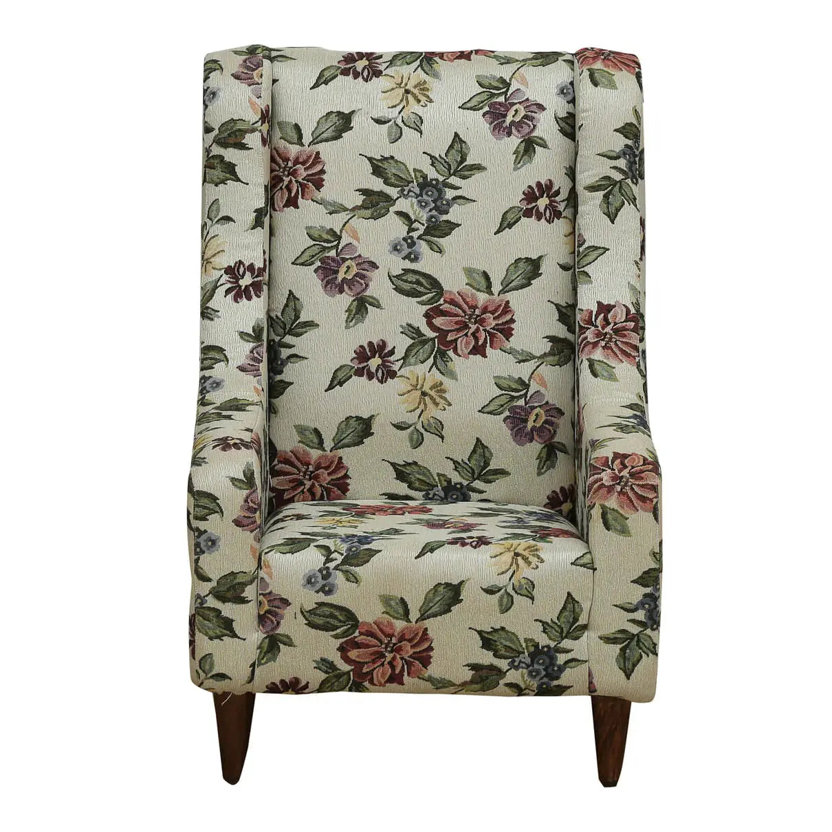 Round legs child sofa one seater made in solid sheesham wood. 