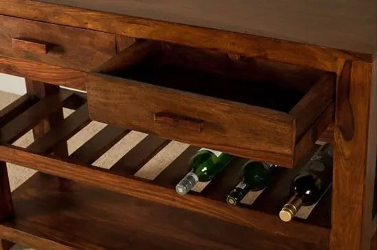 Console table with storage