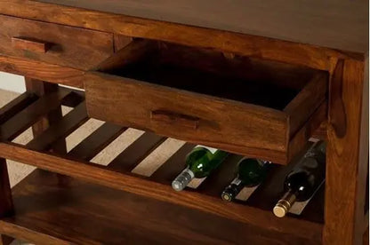 Console table with storage