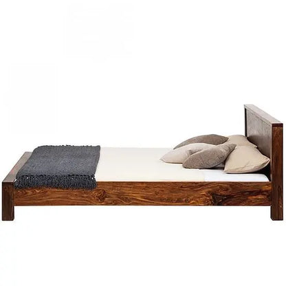 Sleek simple king size bed