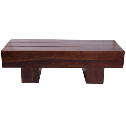 Solid wood rectangular shape Low height Logatto coffee table. 