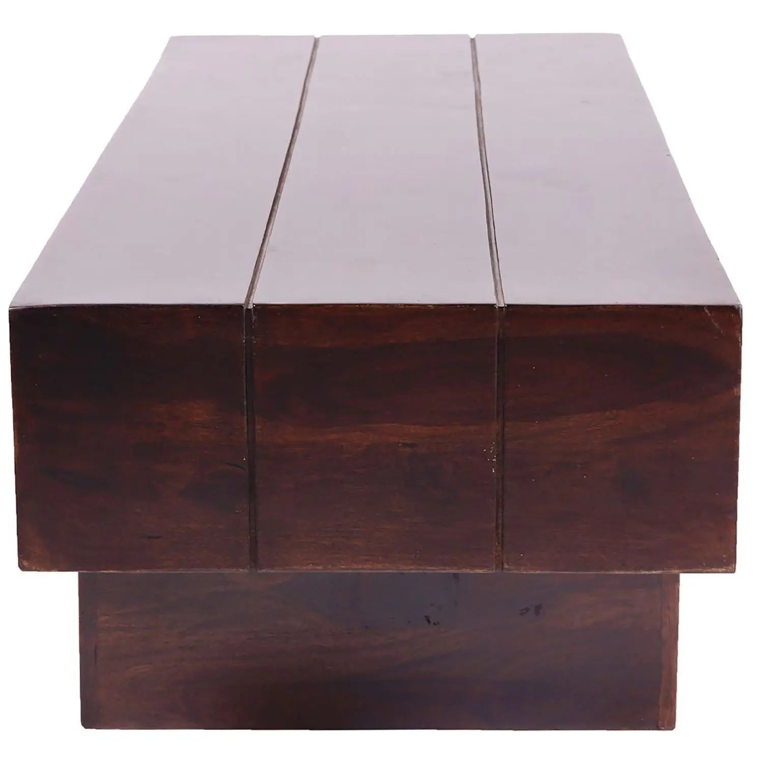 Solid sheesham wood rectangular shape Low height Logatto coffee table. 
