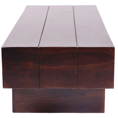Solid sheesham wood rectangular shape Low height Logatto coffee table. 