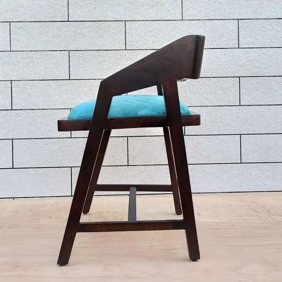 Sheesham Wood Dining Loria Chair Green. 